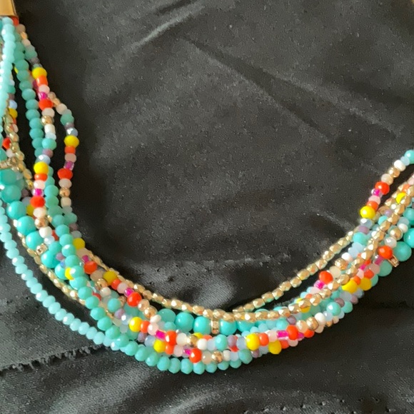 Rosa Jewelry, Goldtone Beaded Necklace, 20” - Picture 4 of 5